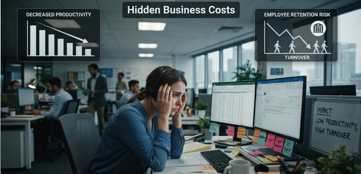 Workplace Anxiety and Its Hidden Business Costs: How Stress Affects Productivity and Employee Retention